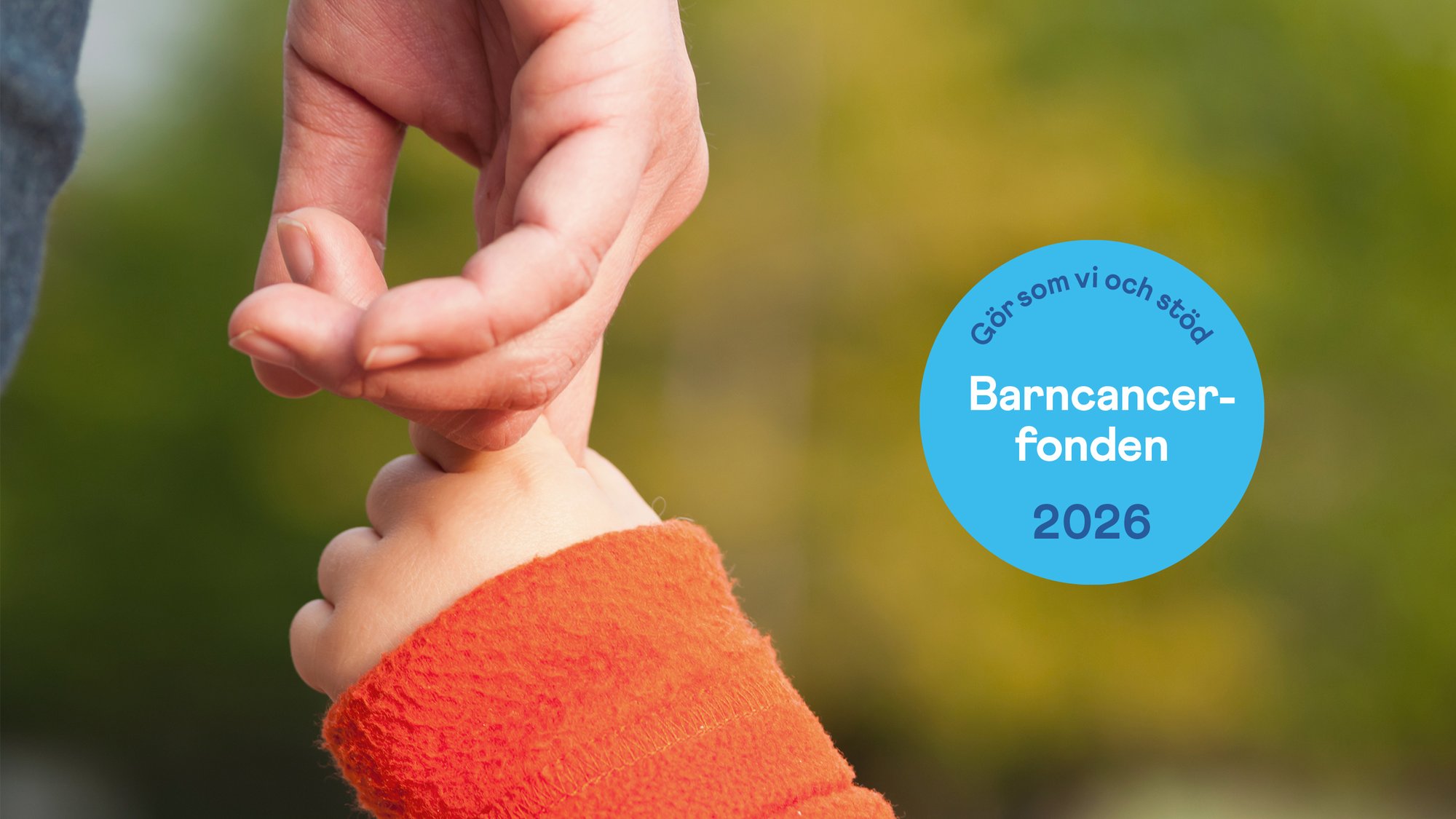 Barncancerfonden skänk gåva