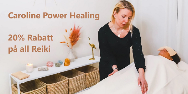 Banner Caroline Power Healing kampanj 20%