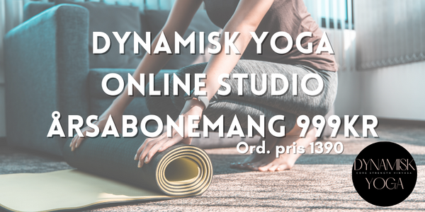 DYNAMISK YOGA ONLINE STUDIO ÅRSABONEMANG 999kt