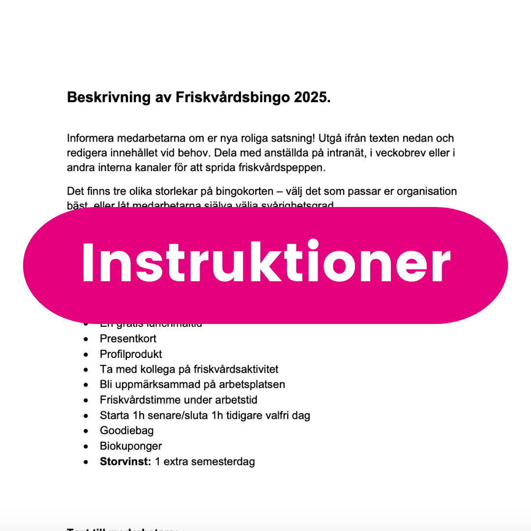 Instruktioner