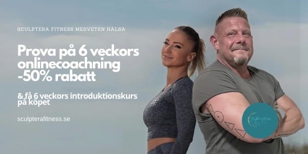 Sculptera fitness medveten hälsa Sverige
