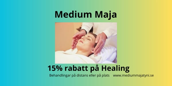 Andekontakt Medium Maja, Healing, Stresshantering