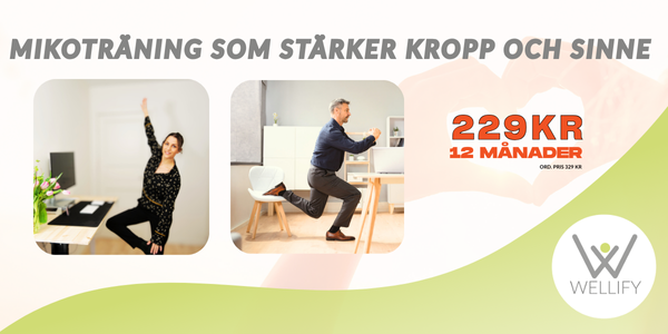 Wellify, mikroträning i app och dator