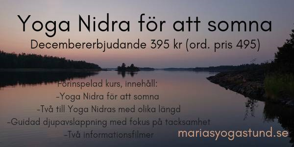 Marias yogastund