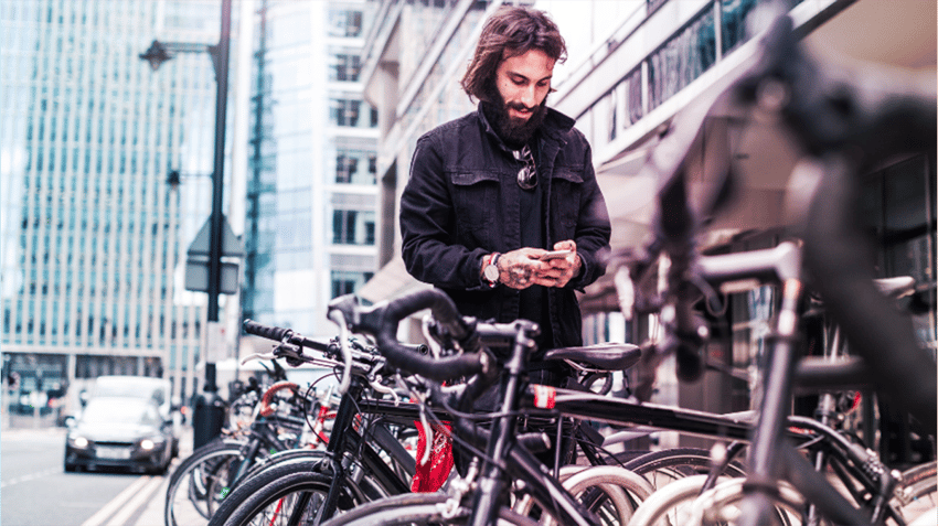 cykel arbetsplats