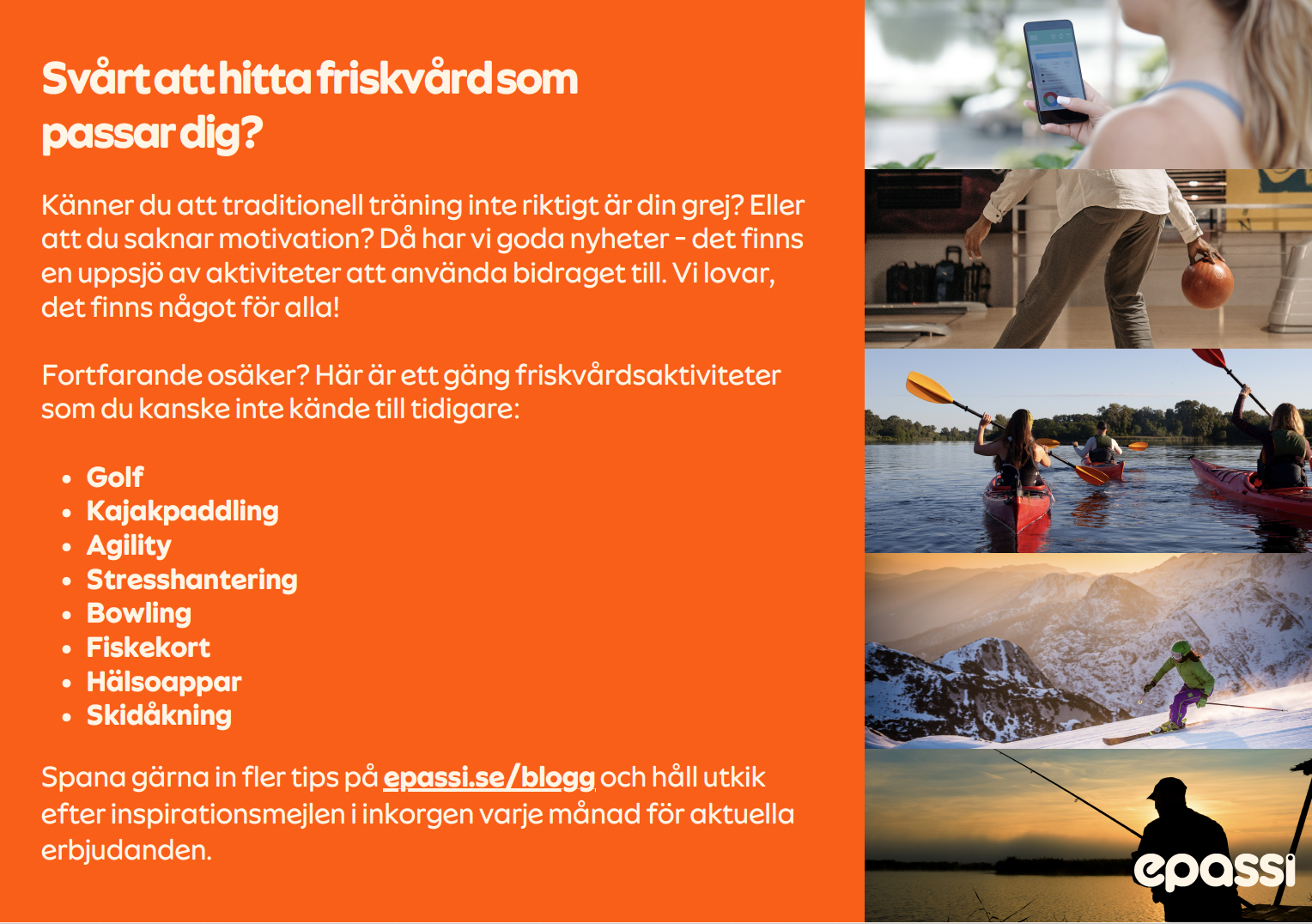 Exempel på aktiviteter till anställda