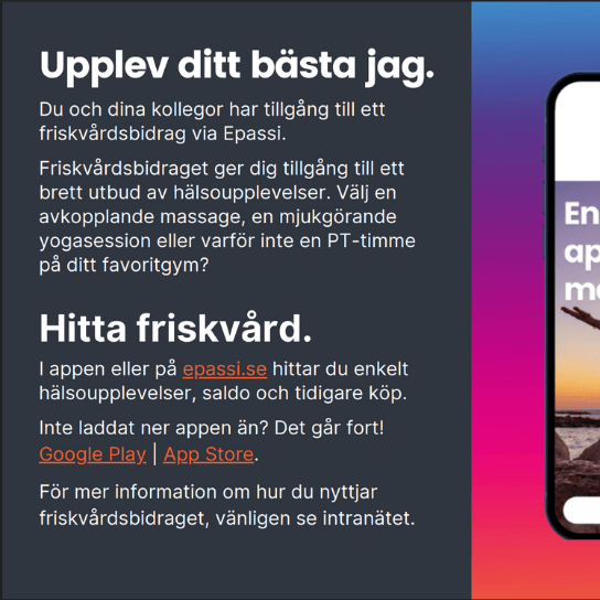Infoblad för anställda – Intranät