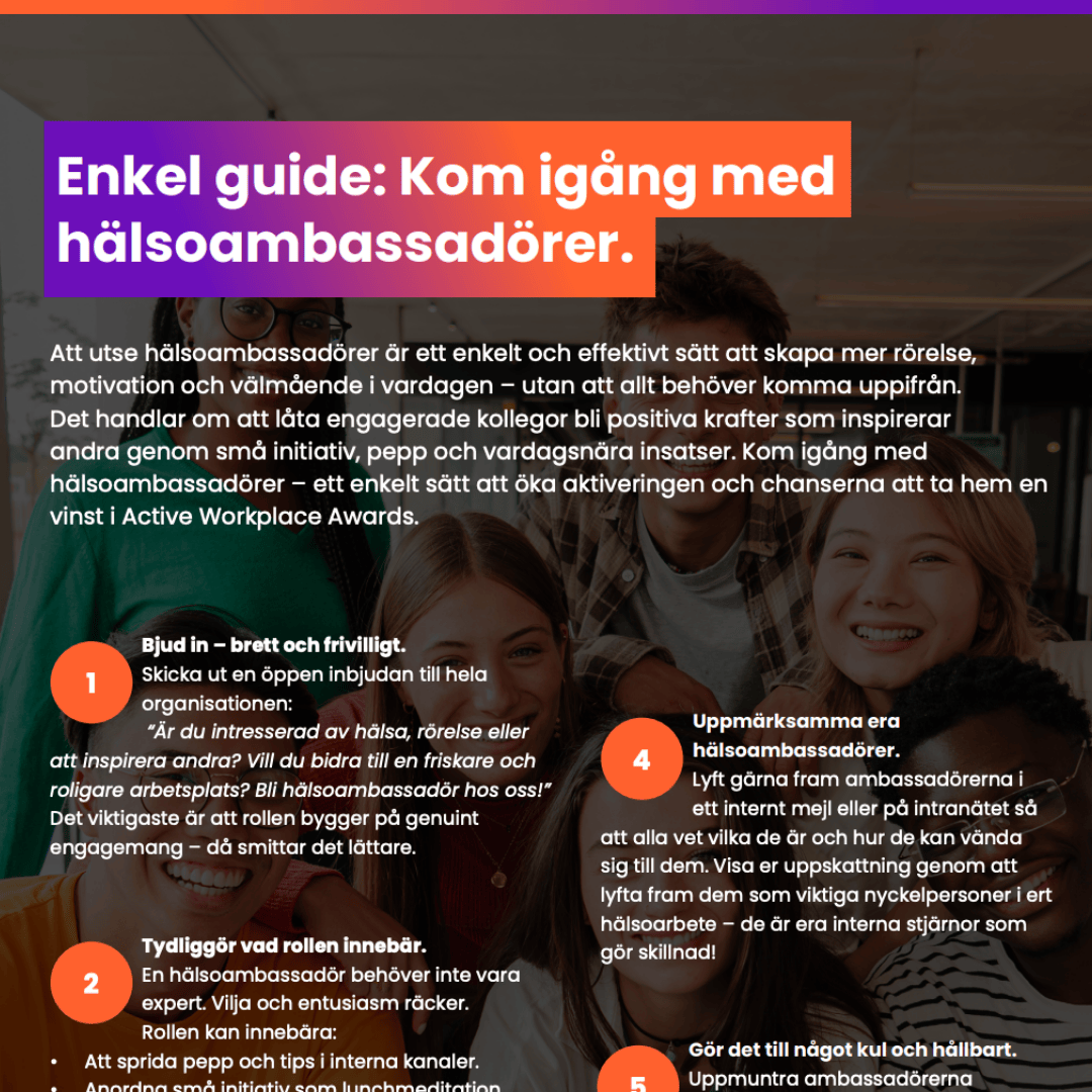 guide hälsoambassadörer