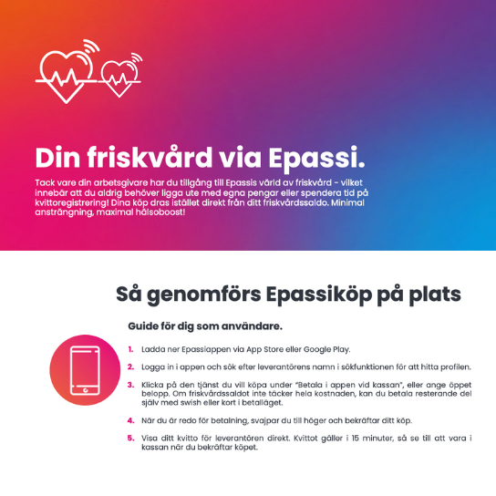 Användarguide - Så genomför du Epassiköp på plats