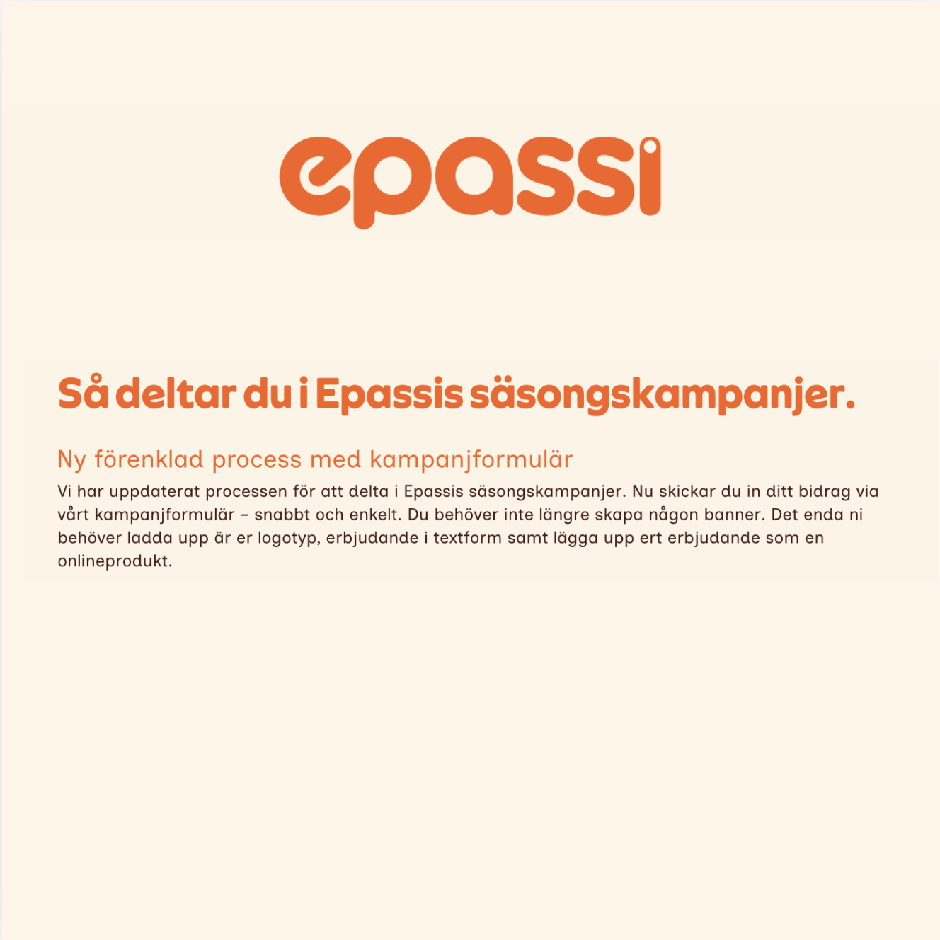 Guide friskvårdsleverantör – så är du med i Epassis kampanjer