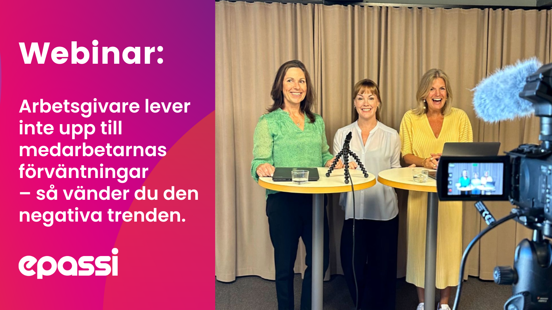 Webinar on demand: Arbetsgivare lever inte upp till medarbetarnas förväntningar – så vänder du den negativa trenden.