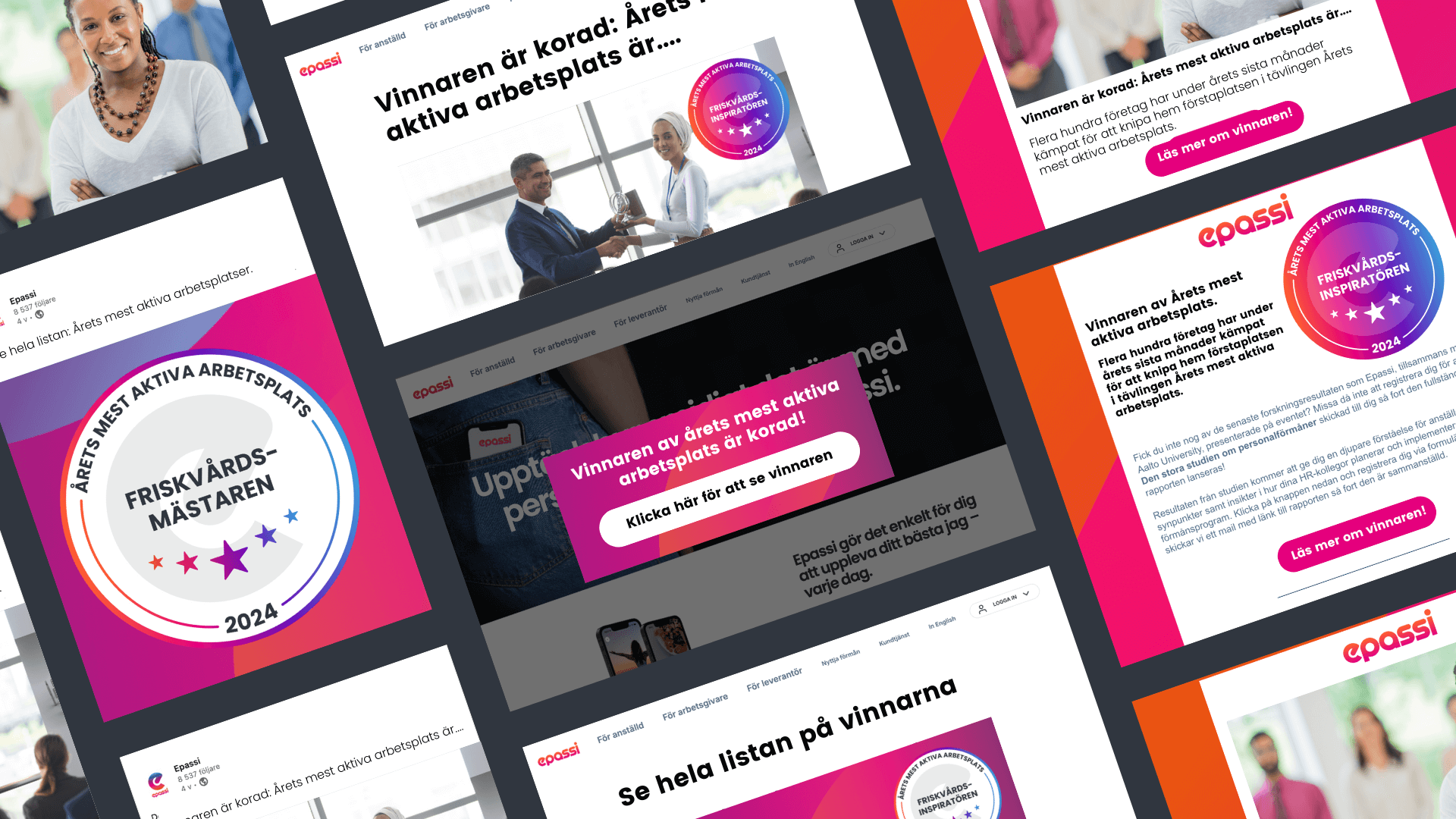 vinst årets mest aktiva arbetsplats